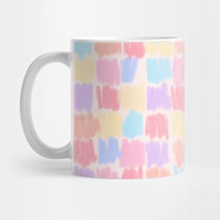 Kawaii Pastel Scribbles colorful Pattern Mug